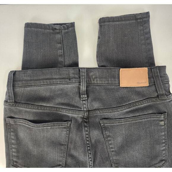 Madewell 9" High-Rise Skinny Jeans Black Sz 28 - Picture 4 of 9